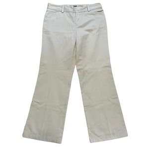 Eddie Bauer Wrinkle Resistant Khaki Pants Size 10 Beige Work Chino Trousers